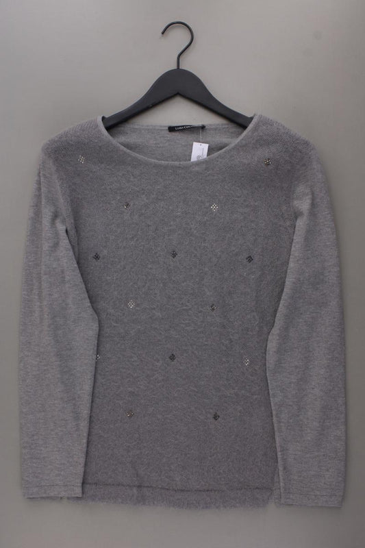 Luisa Cerano Langarmpullover Gr. 42 grau aus Mohair