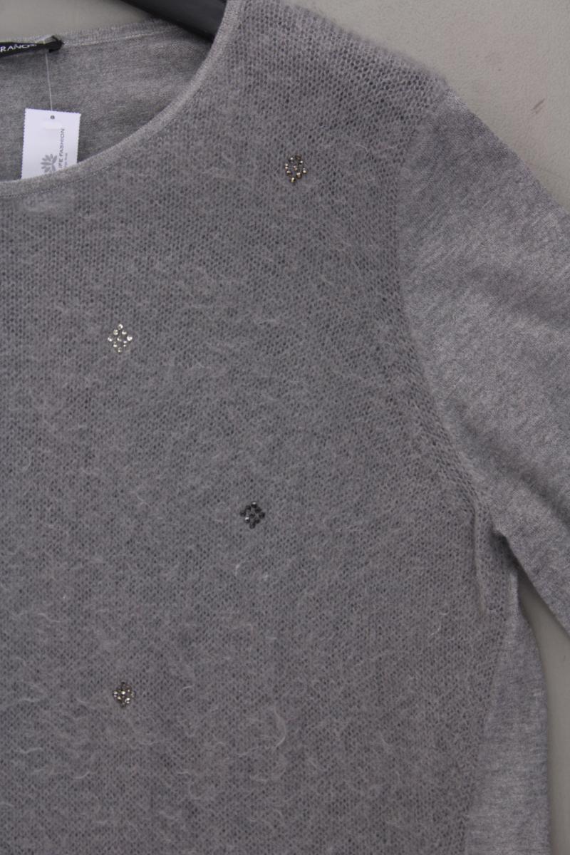 Luisa Cerano Langarmpullover Gr. 42 grau aus Mohair