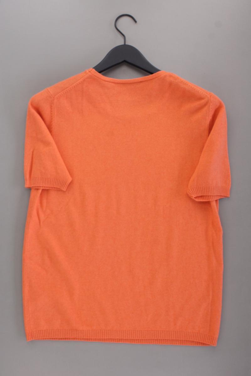Gerry Weber Shirt aus Seide und Kaschmir Gr. 44 Kurzarm orange