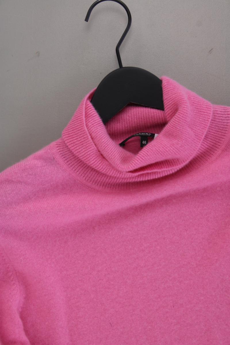 CLARINA Rollkragenpullover Gr. 46 pink aus Kaschmir