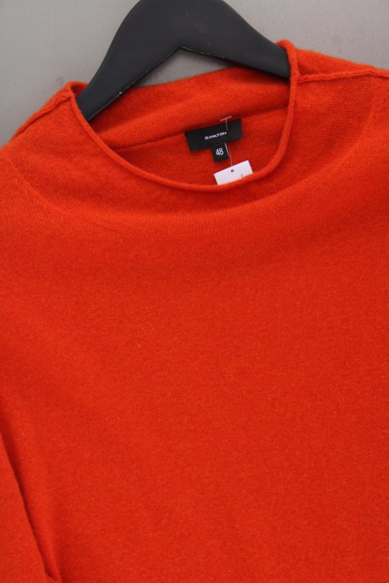S.Milton Cashmerepullover Gr. 48 orange aus Kaschmir