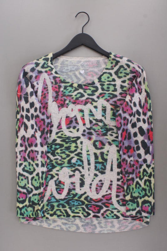 Six-O-Seven Wollpullover Gr. 38 mit Tierdruck mehrfarbig