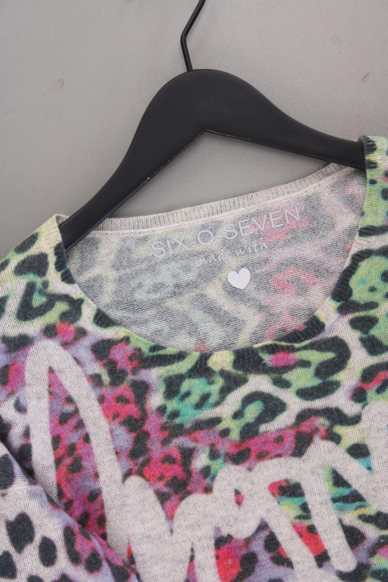 Six-O-Seven Wollpullover Gr. 38 mit Tierdruck mehrfarbig