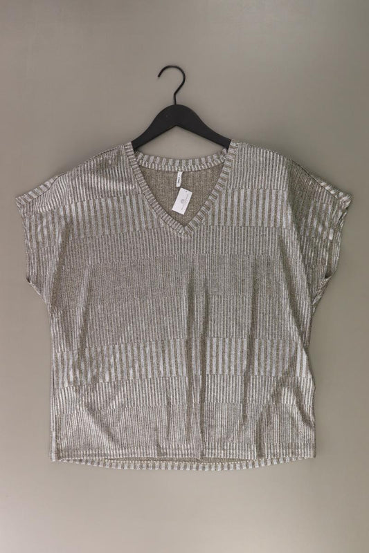 Only Shirt Gr. L Kurzarm silber aus Polyester