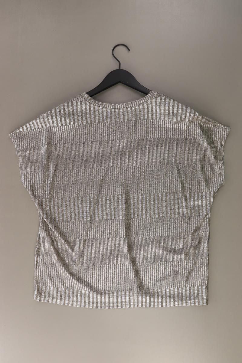Only Shirt Gr. L Kurzarm silber aus Polyester