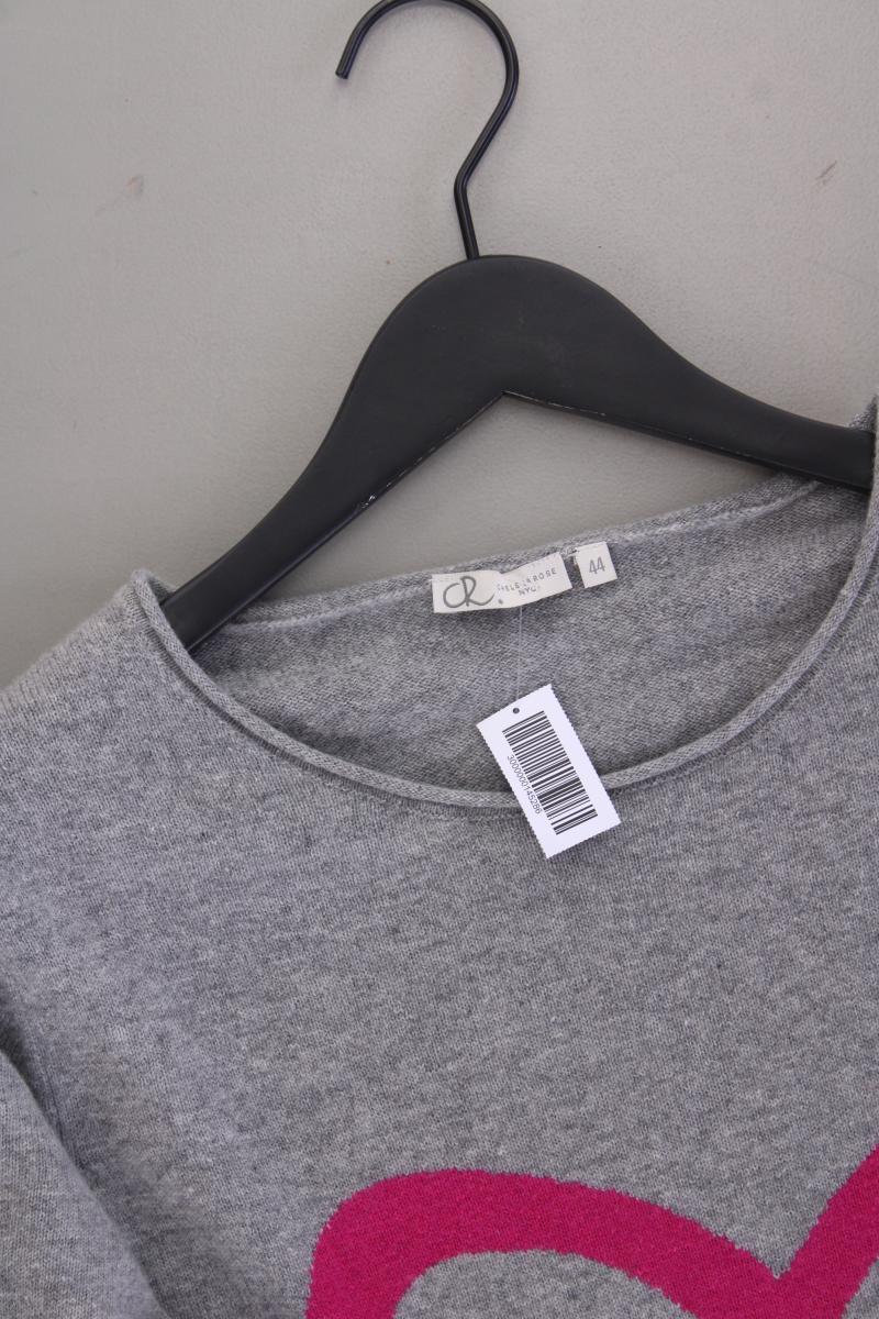 Chelsea Rose Wollpullover Gr. 44 neuwertig grau