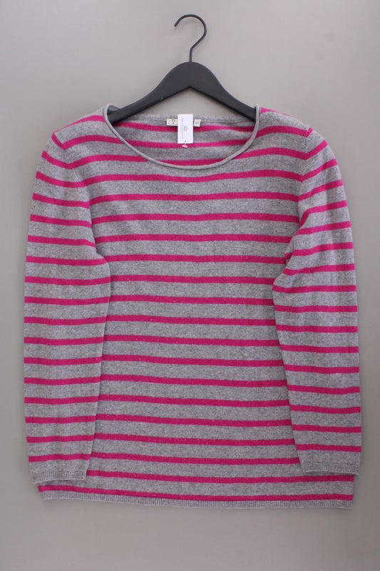 Chelsea Rose Wollpullover Gr. 44 gestreift grau