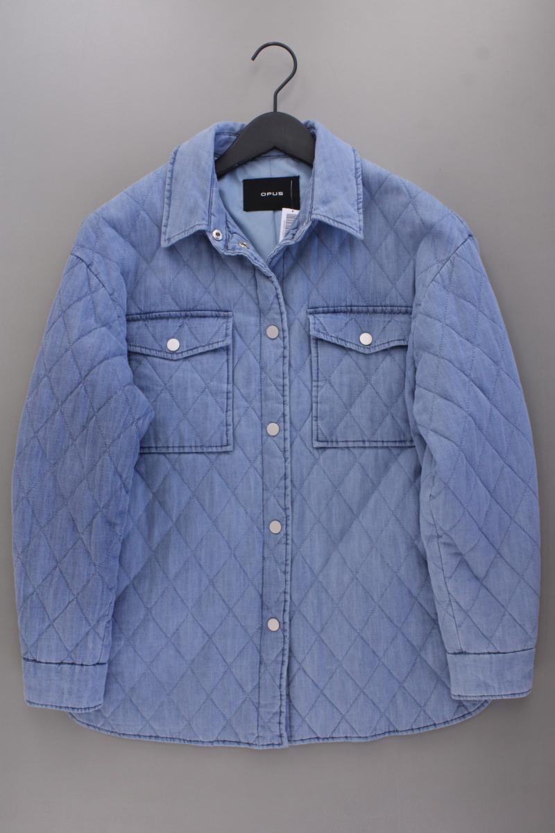 Opus Opus Jacke Jasa Gr. S blau aus Baumwolle