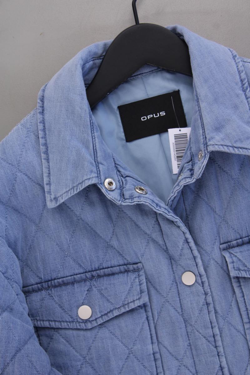 Opus Opus Jacke Jasa Gr. S blau aus Baumwolle