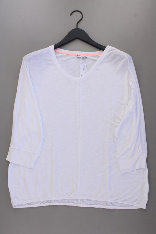 Street One Oversize-Shirt Gr. 46 3/4 Ärmel weiß