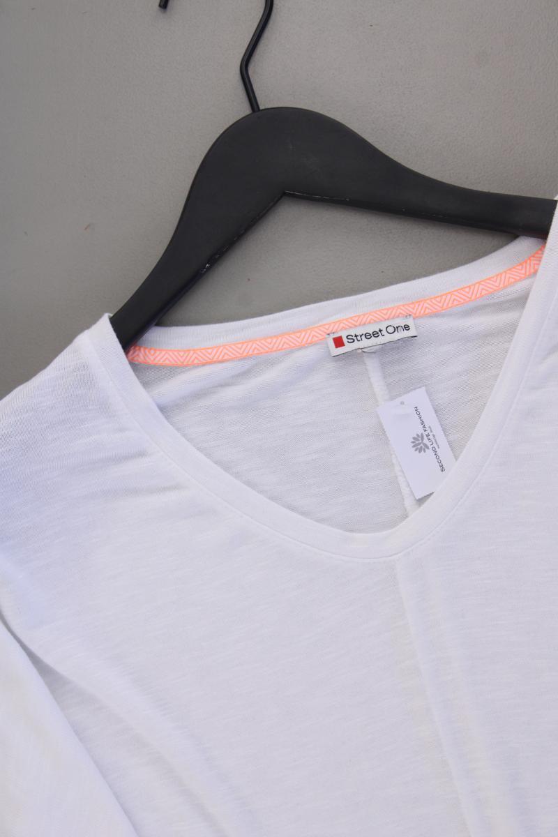 Street One Oversize-Shirt Gr. 46 3/4 Ärmel weiß