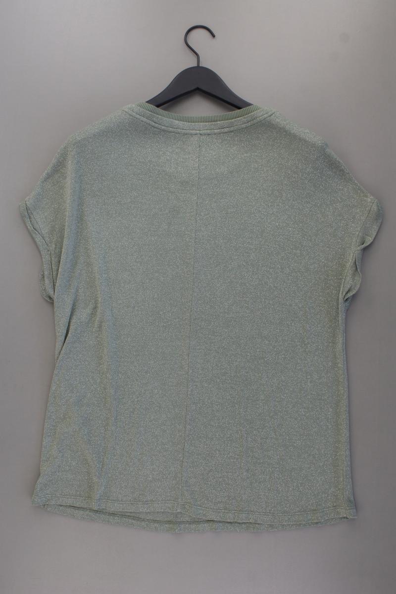 Street One T-Shirt Gr. 46 Kurzarm mit Glitzer grün