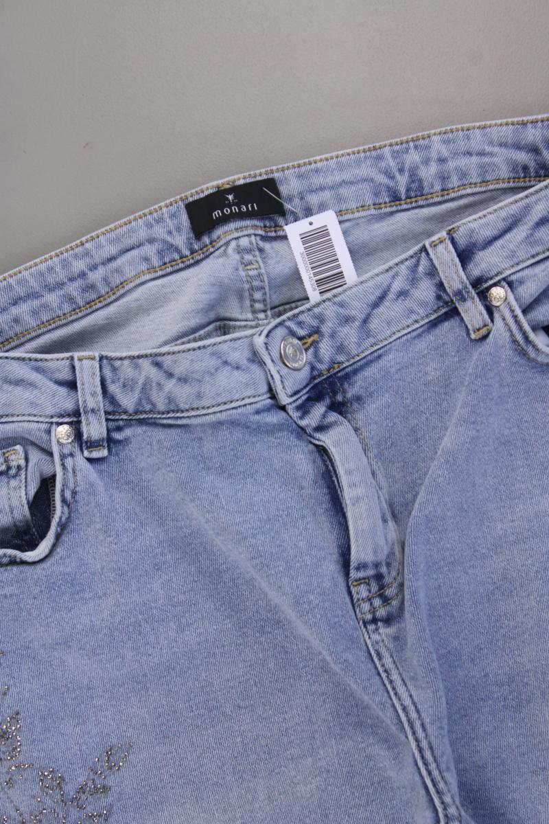 Monari Skinny Jeans Gr. 46 blau
