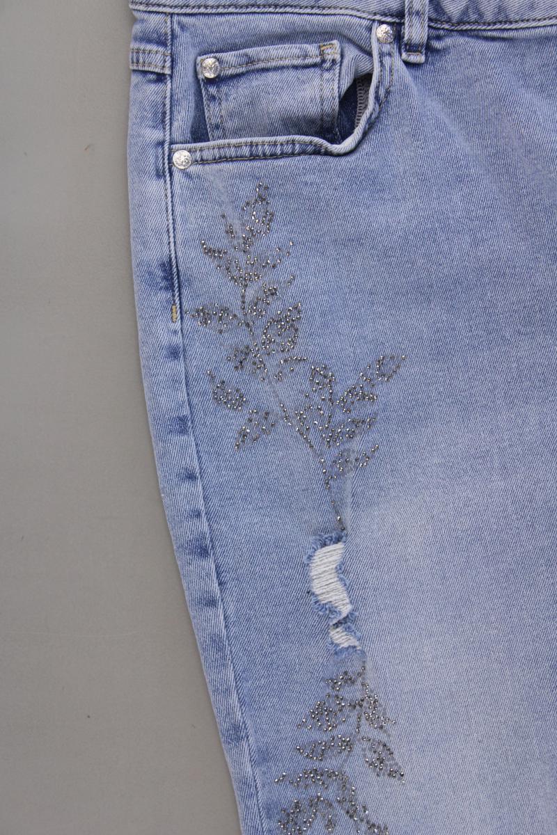 Monari Skinny Jeans Gr. 46 blau