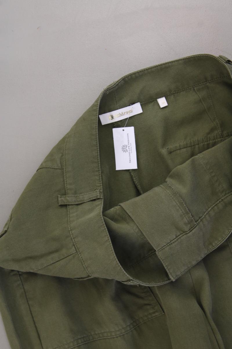 Rich&Royal Cargohose Gr. 38 olivgrün aus Lyocell