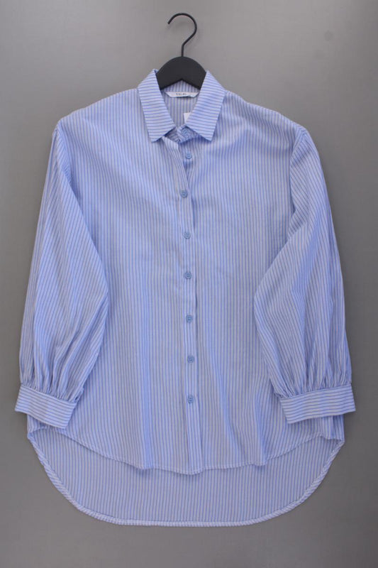 Villa Sophie Label Langarmbluse Gr. S/M gestreift blau aus Baumwolle