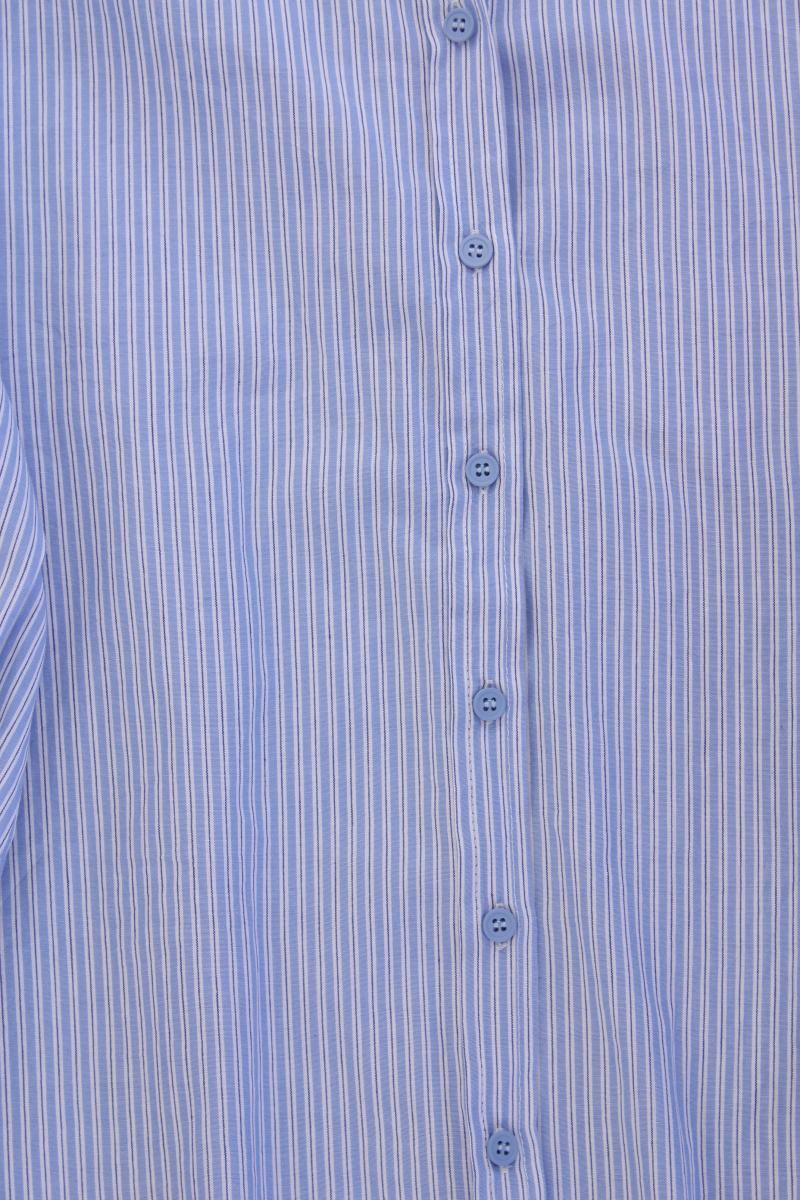 Villa Sophie Label Langarmbluse Gr. S/M gestreift blau aus Baumwolle