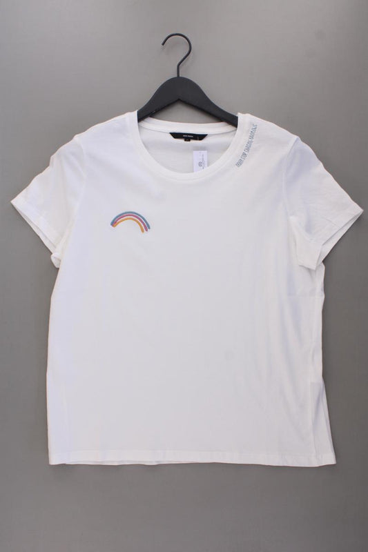Vero Moda Shirt Gr. XL Kurzarm weiß aus Baumwolle