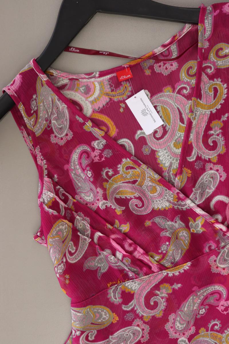 s.Oliver Y2K Vintage Top Gr. 34 mit Paisleymuster lila aus Polyester
