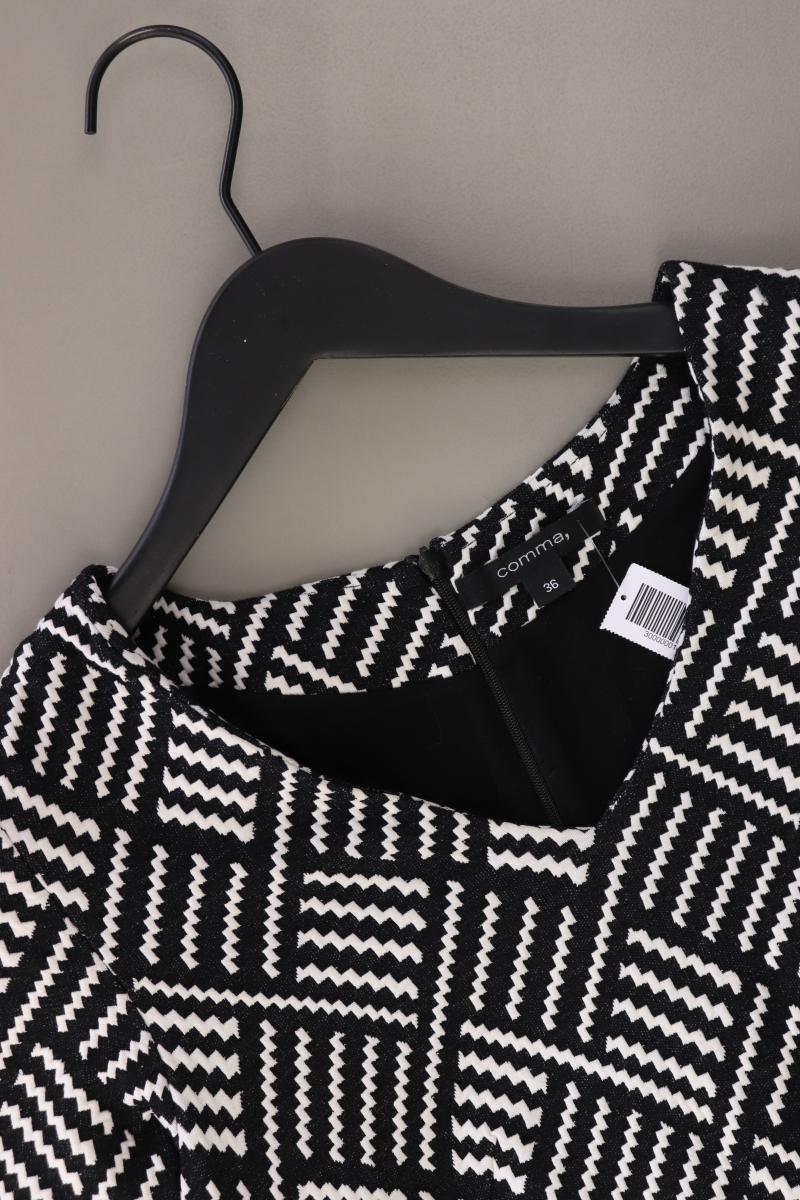 comma, Langarmkleid Gr. 36 schwarz aus Viskose