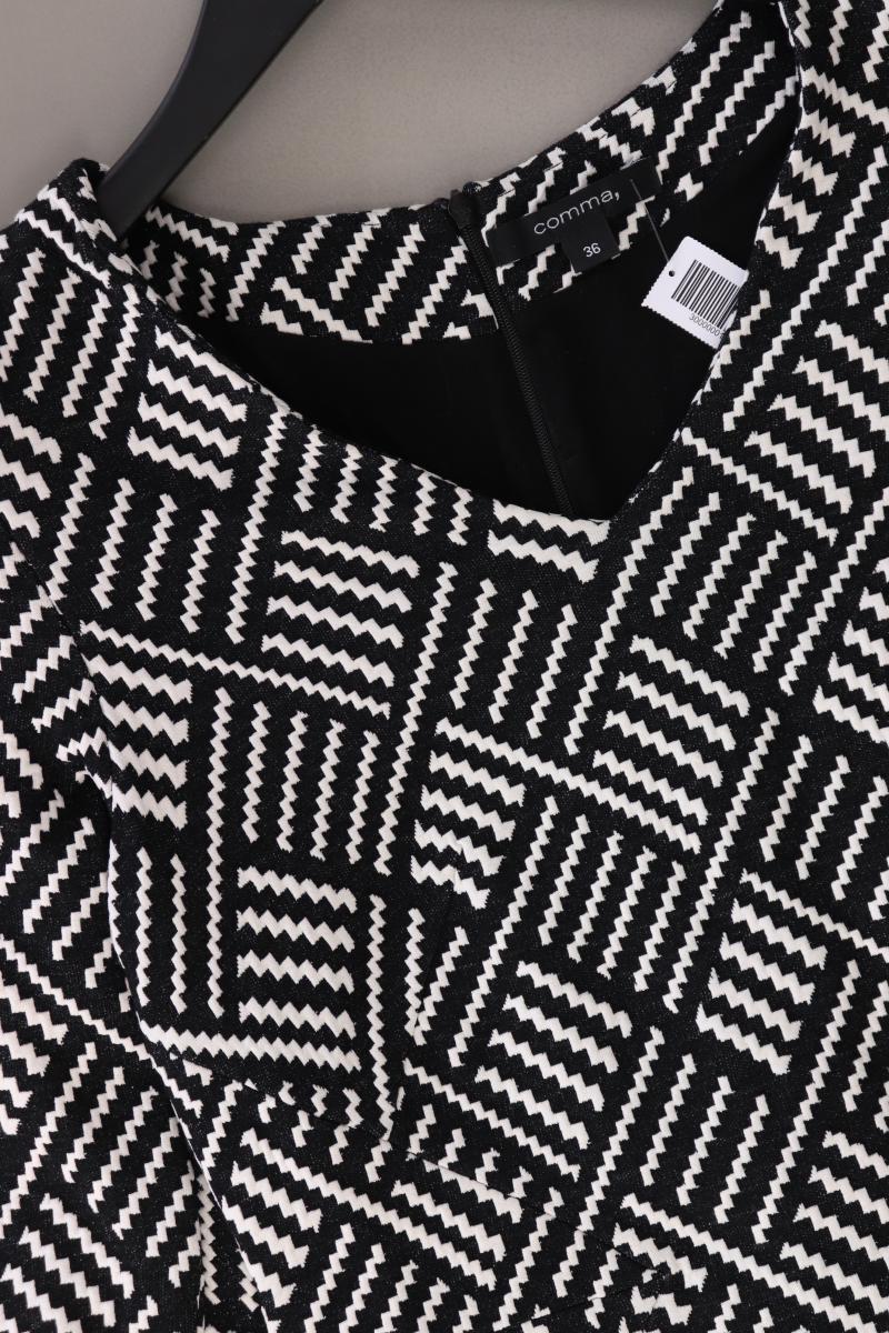 comma, Langarmkleid Gr. 36 schwarz aus Viskose
