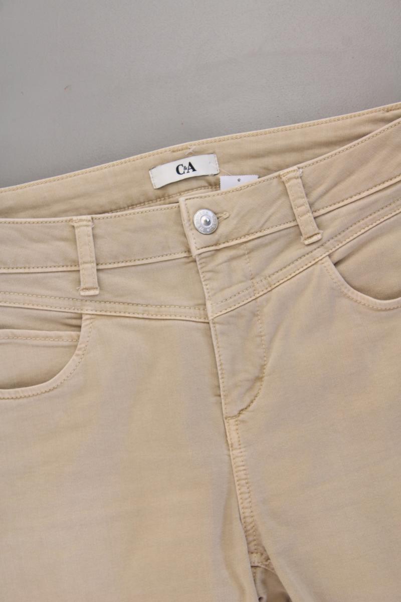 C&A Hose Gr. 36 creme aus Baumwolle
