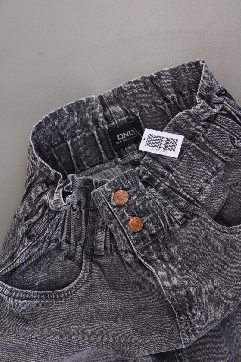Only Jeansrock Gr. S grau aus Baumwolle