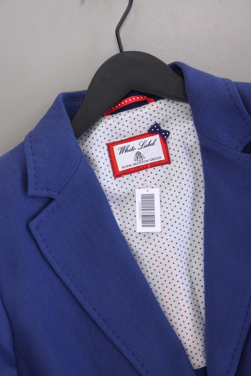 White Label Rofa Fashion Group Classic Blazer Gr. 42 blau aus Baumwolle