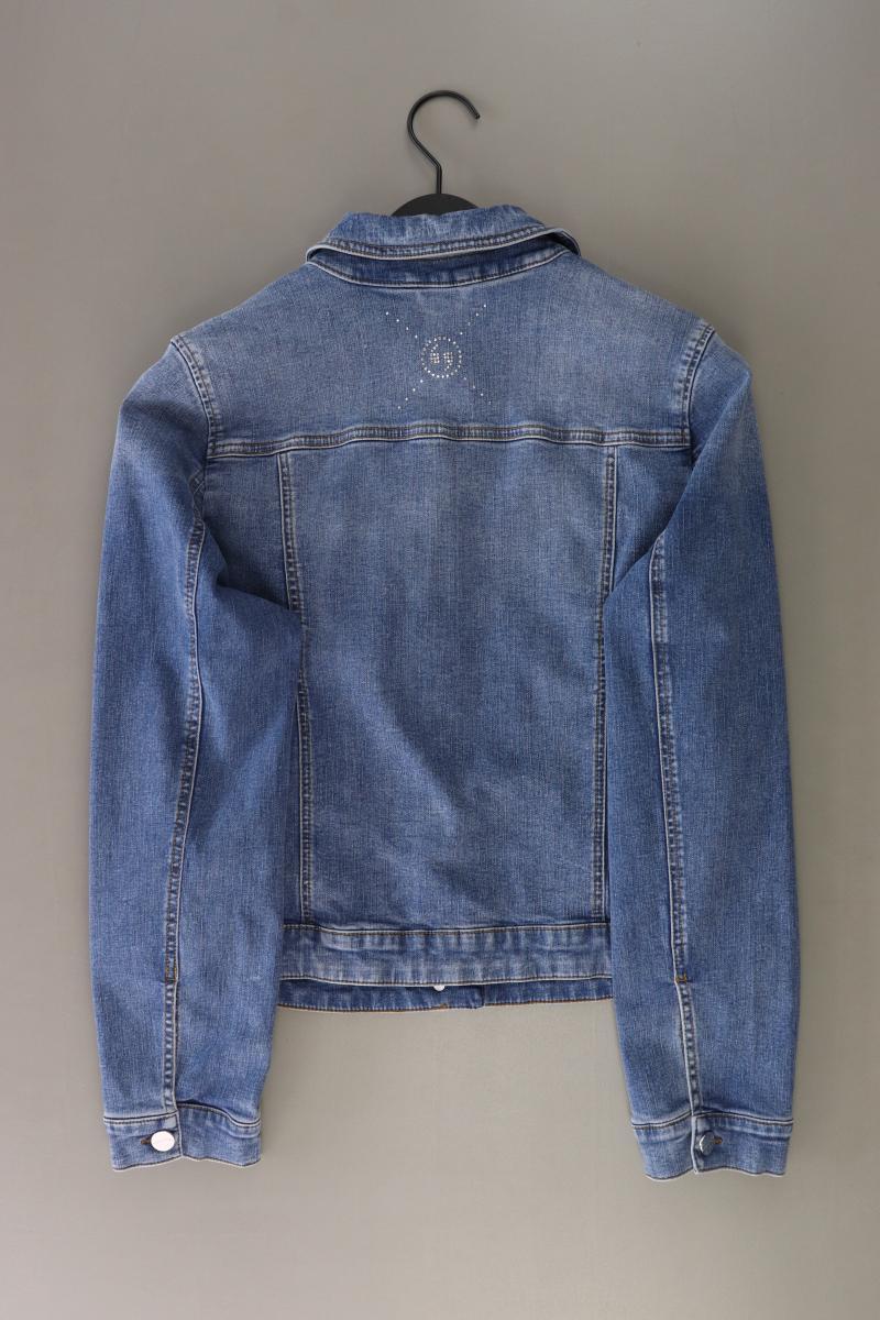 comma, Jeansjacke Gr. 42 blau aus Baumwolle