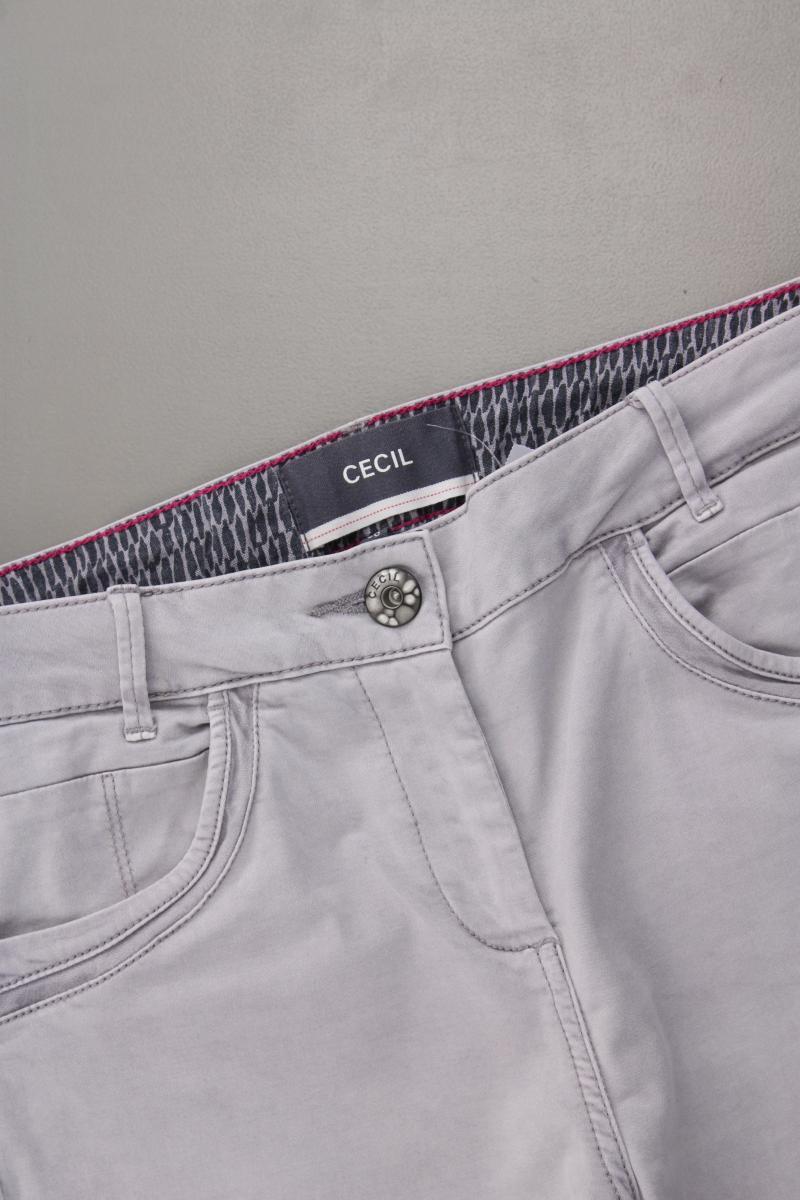 Cecil 7/8 Hose Gr. W28/L24 grau aus Baumwolle