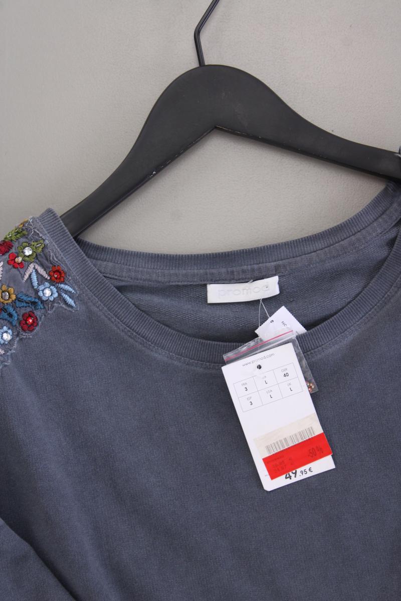 Promod Pullover Gr. 40 neu mit Etikett Neupreis: 24,97€! grau aus Baumwolle
