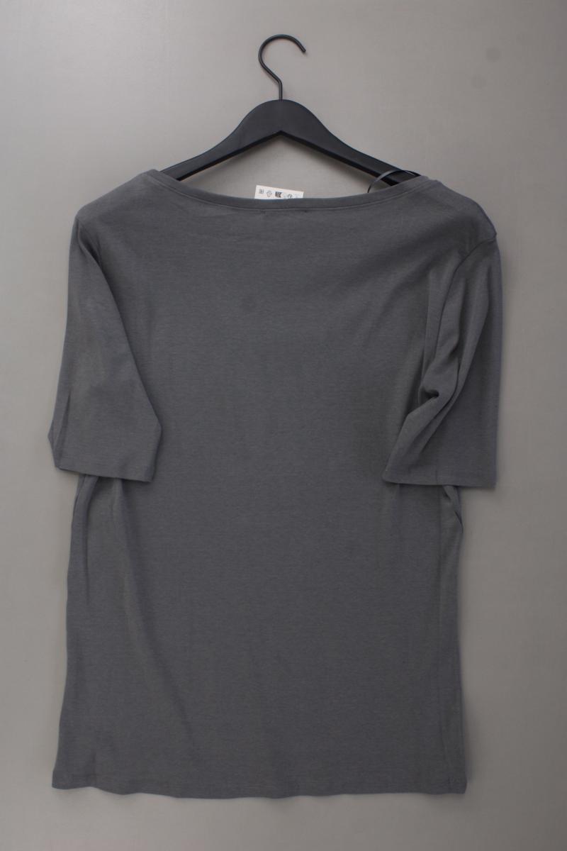 Zara T-Shirt Gr. XL neu mit Etikett Kurzarm grau aus Baumwolle