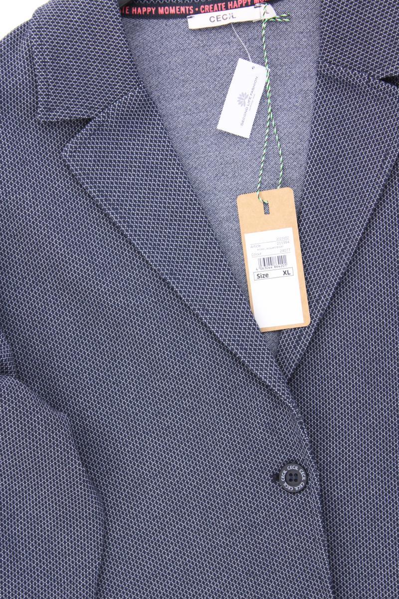 Cecil Jerseyblazer Gr. XL neu mit Etikett blau aus Polyester