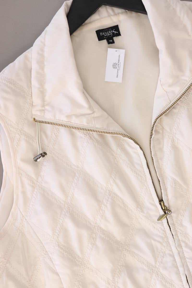 Bexleys Weste Gr. 48 creme aus Polyester