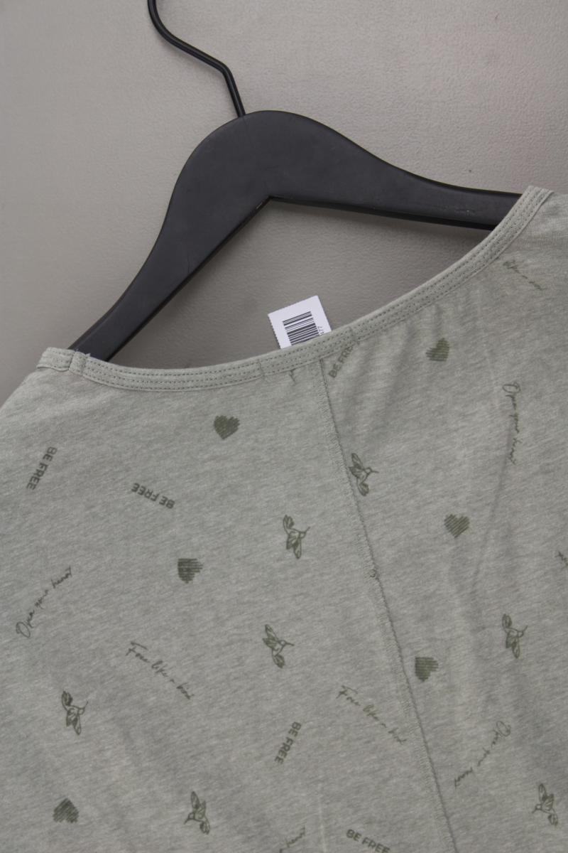 Cecil Printshirt Gr. XL Kurzarm grün aus Polyester