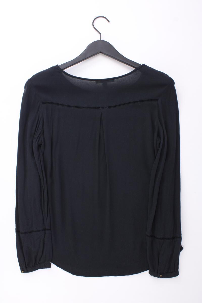 Esprit Langarmbluse Gr. 38 schwarz