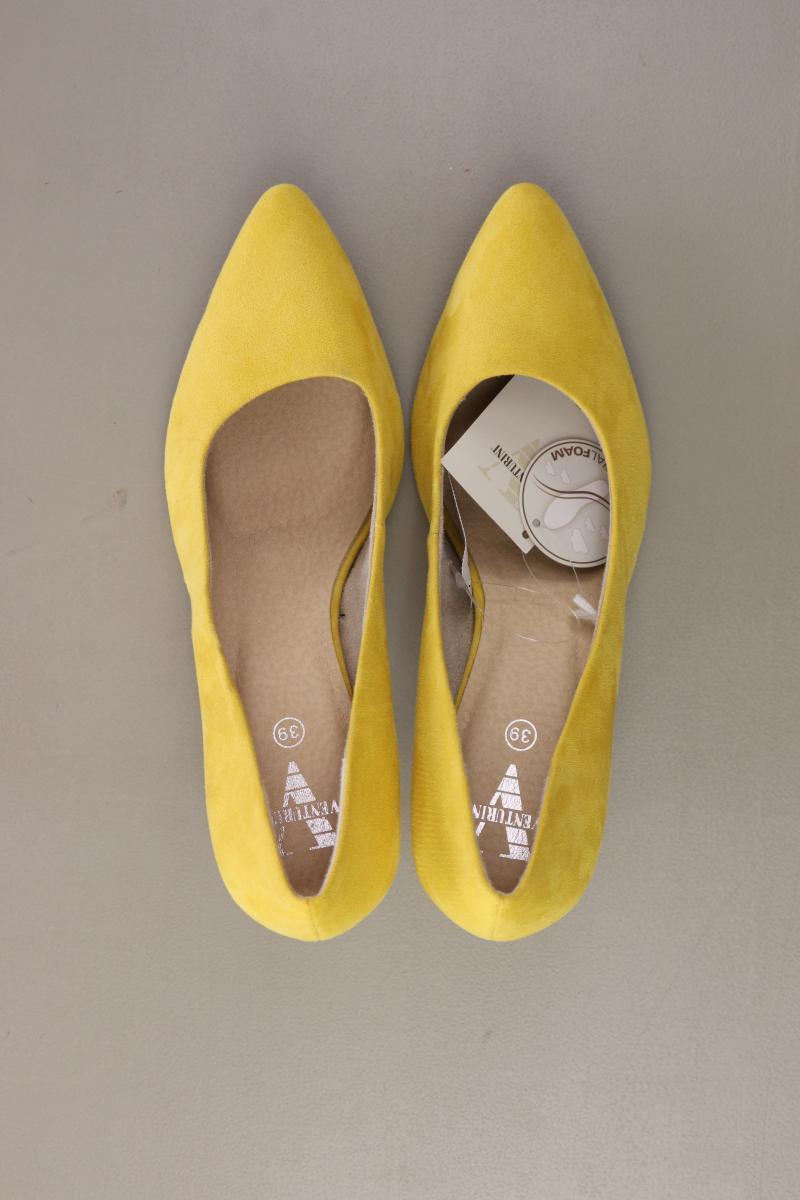 Venturini Milano Pumps Gr. 39 neu mit Etikett Neupreis: 39,95€! gelb