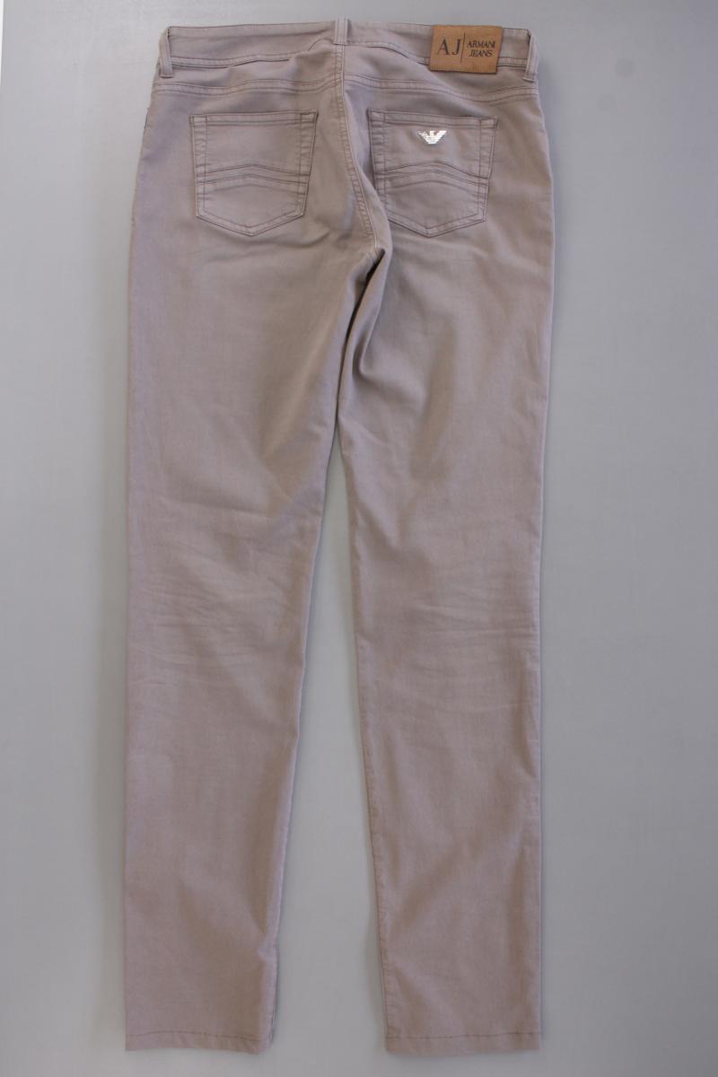 Armani Jeans Hose Gr. W31 braun aus Baumwolle