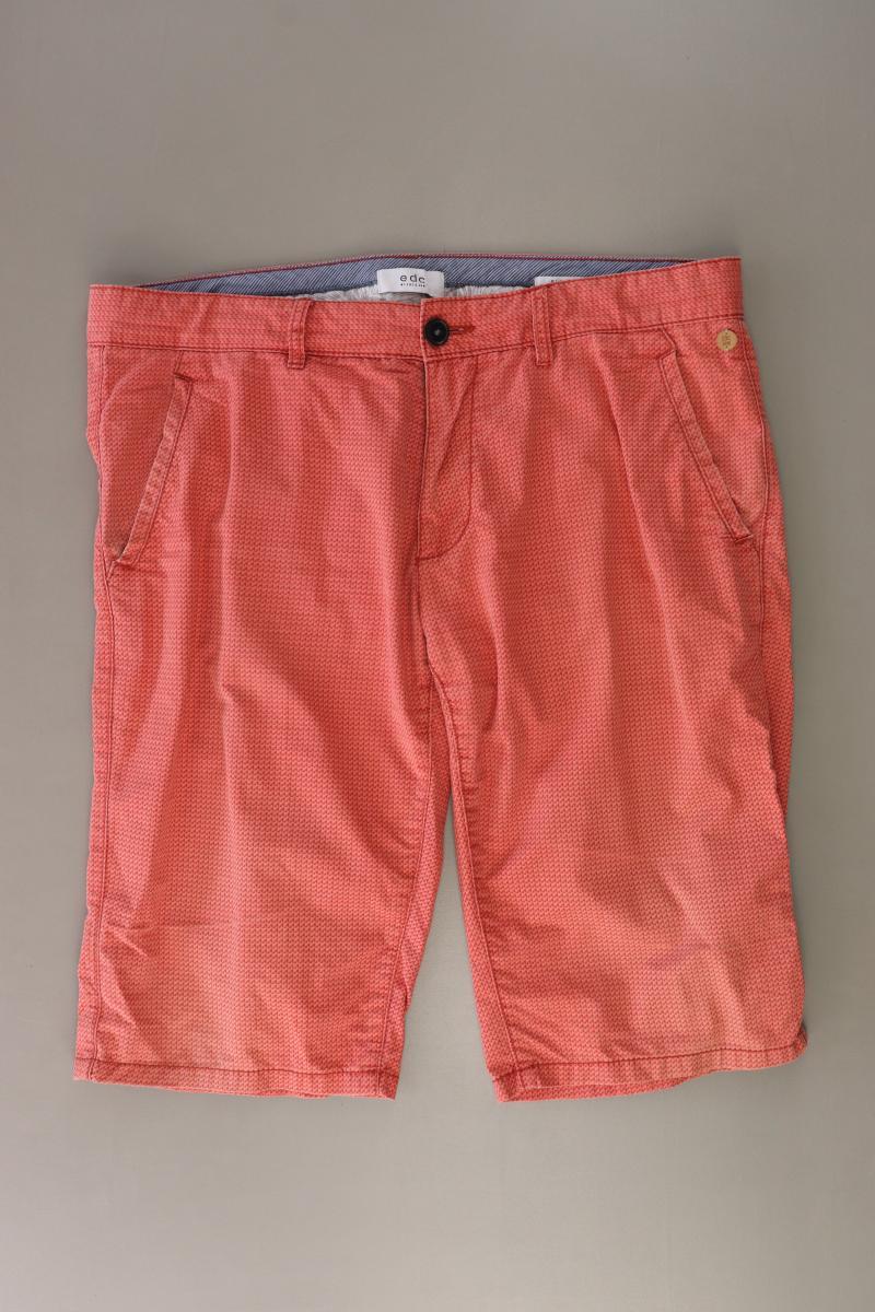 edc by Esprit Shorts für Herren Gr. W34 orange aus Baumwolle