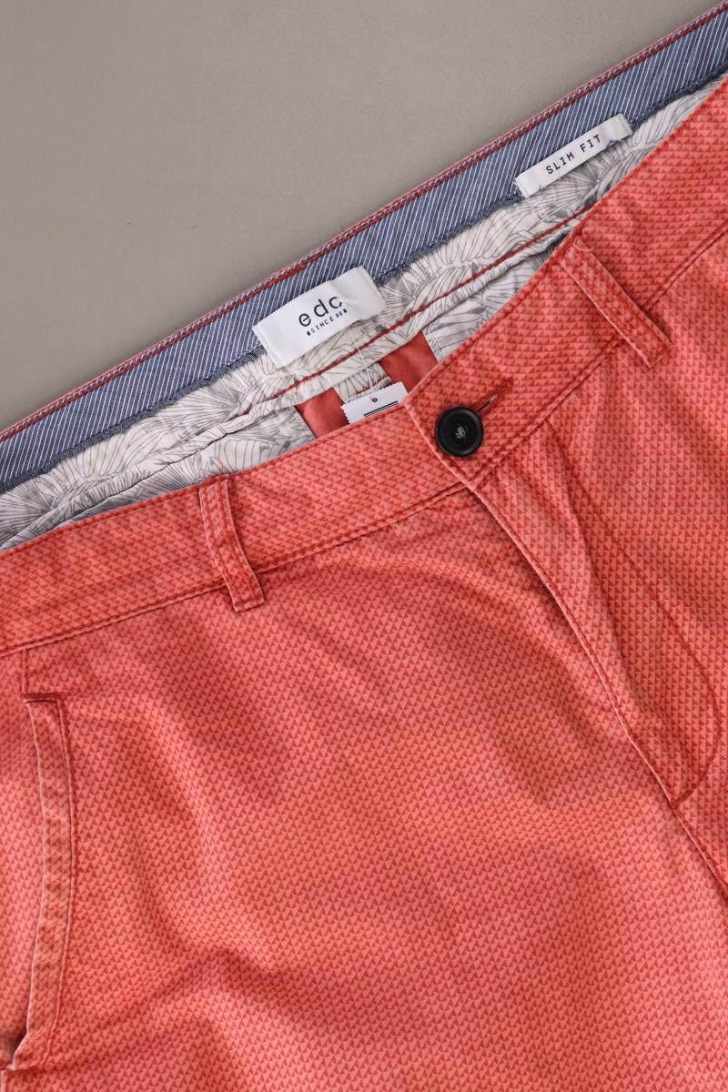 edc by Esprit Shorts für Herren Gr. W34 orange aus Baumwolle