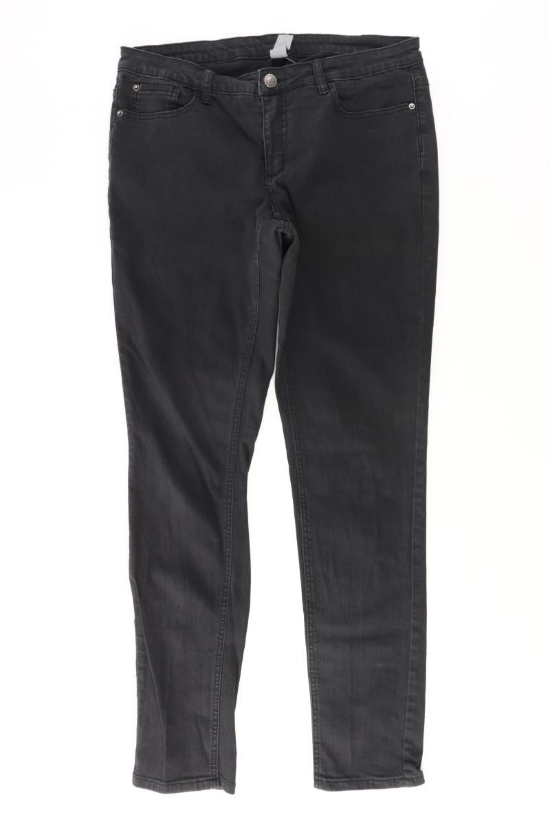 Friendtex Straight Jeans Gr. 42 schwarz aus Baumwolle