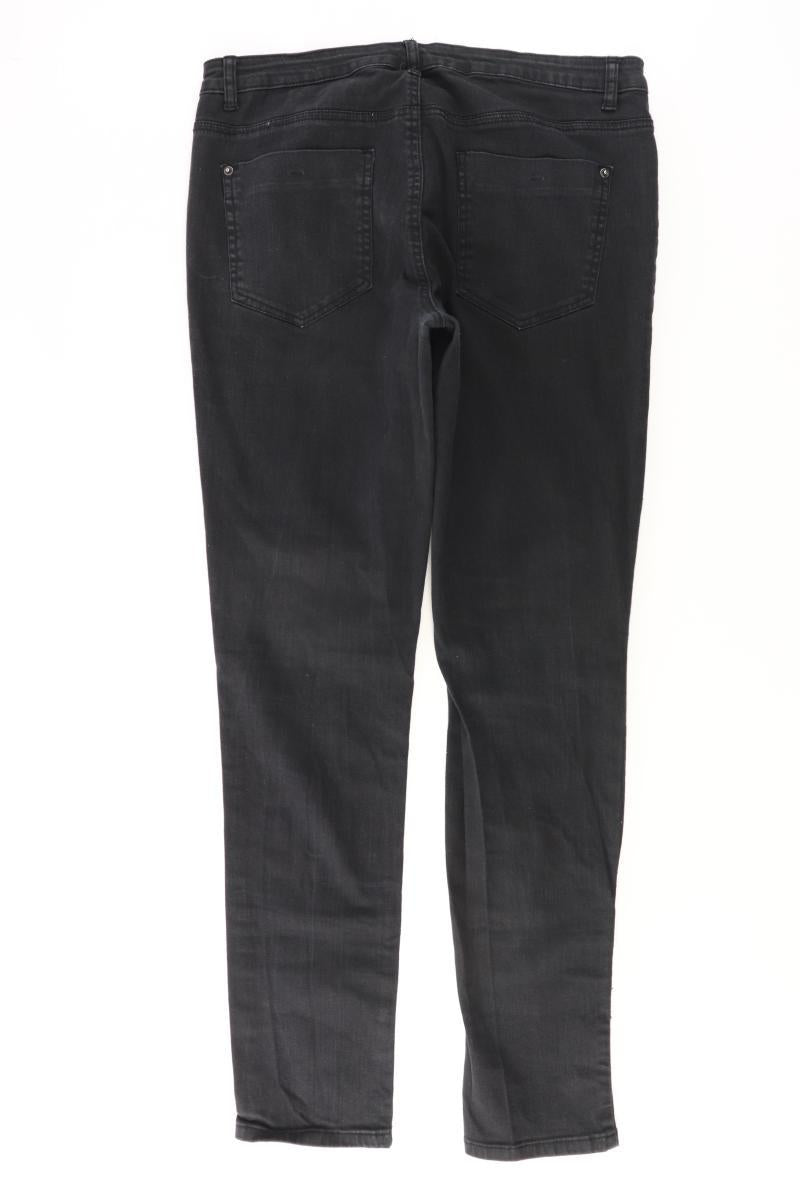 Friendtex Straight Jeans Gr. 42 schwarz aus Baumwolle