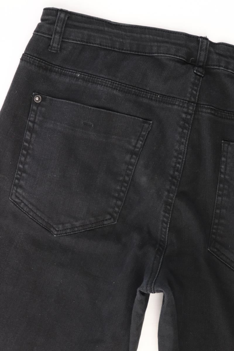 Friendtex Straight Jeans Gr. 42 schwarz aus Baumwolle