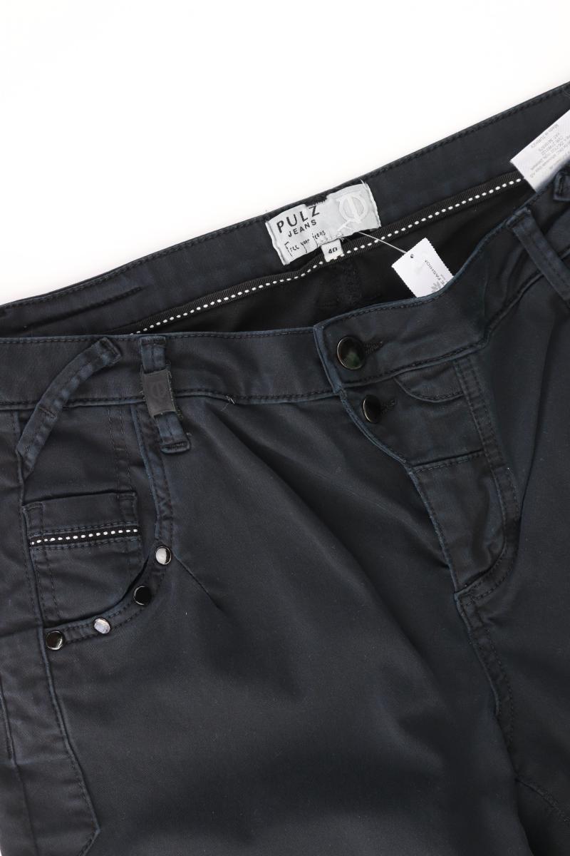 Pulz Jeans Straight Jeans Gr. 40 schwarz aus Baumwolle
