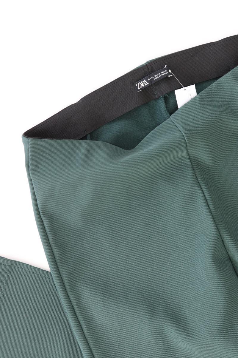 Zara Leggings Gr. XL grün aus Polyester