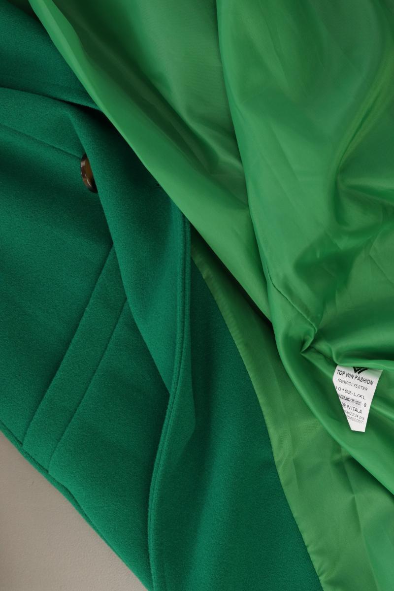 New Collection Mantel Gr. L/XL neuwertig grün aus Polyester