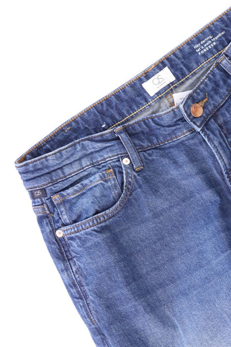 QS by s.Oliver Straight Jeans Gr. 40 blau aus Baumwolle