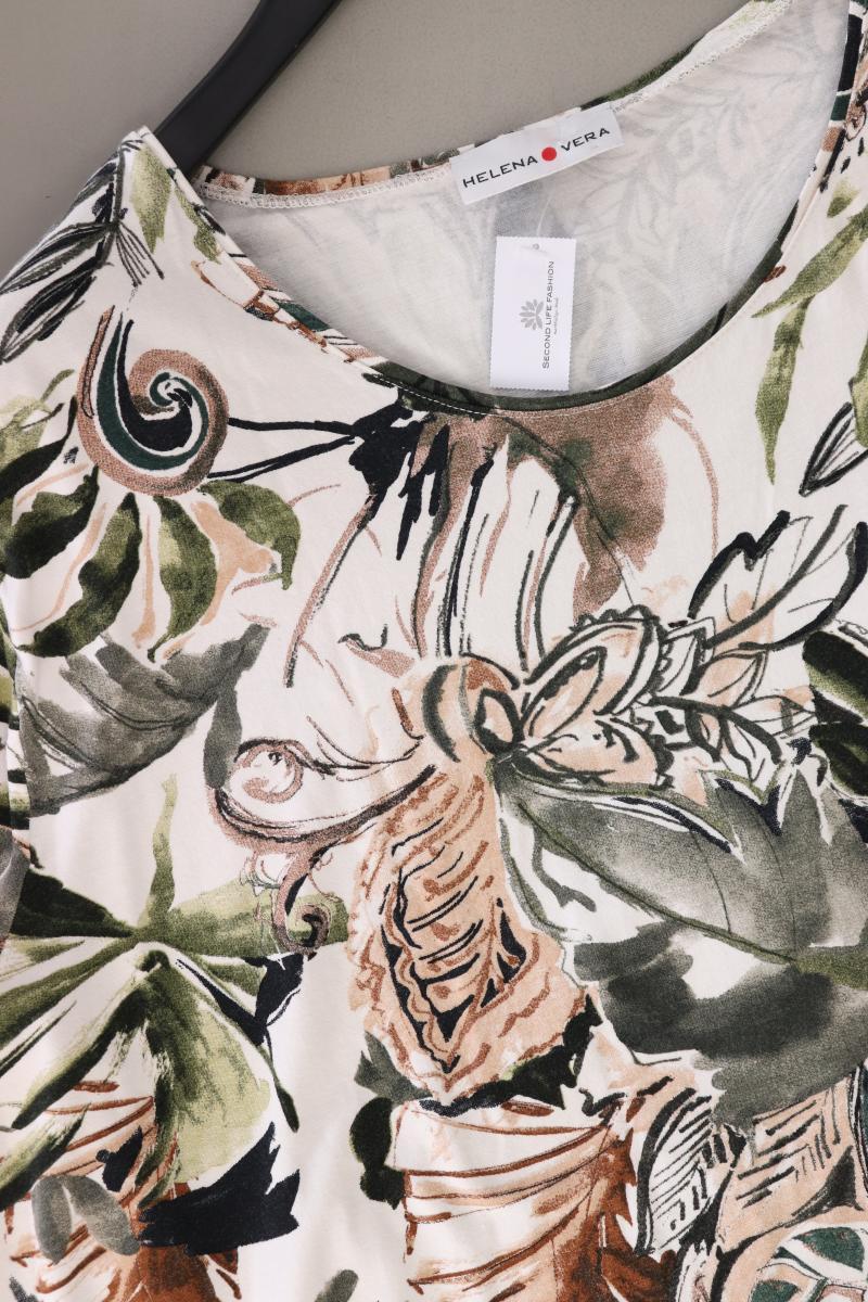 Helena Vera Printshirt Gr. 54 mit Blumenmuster 3/4 Ärmel mehrfarbig aus Viskose