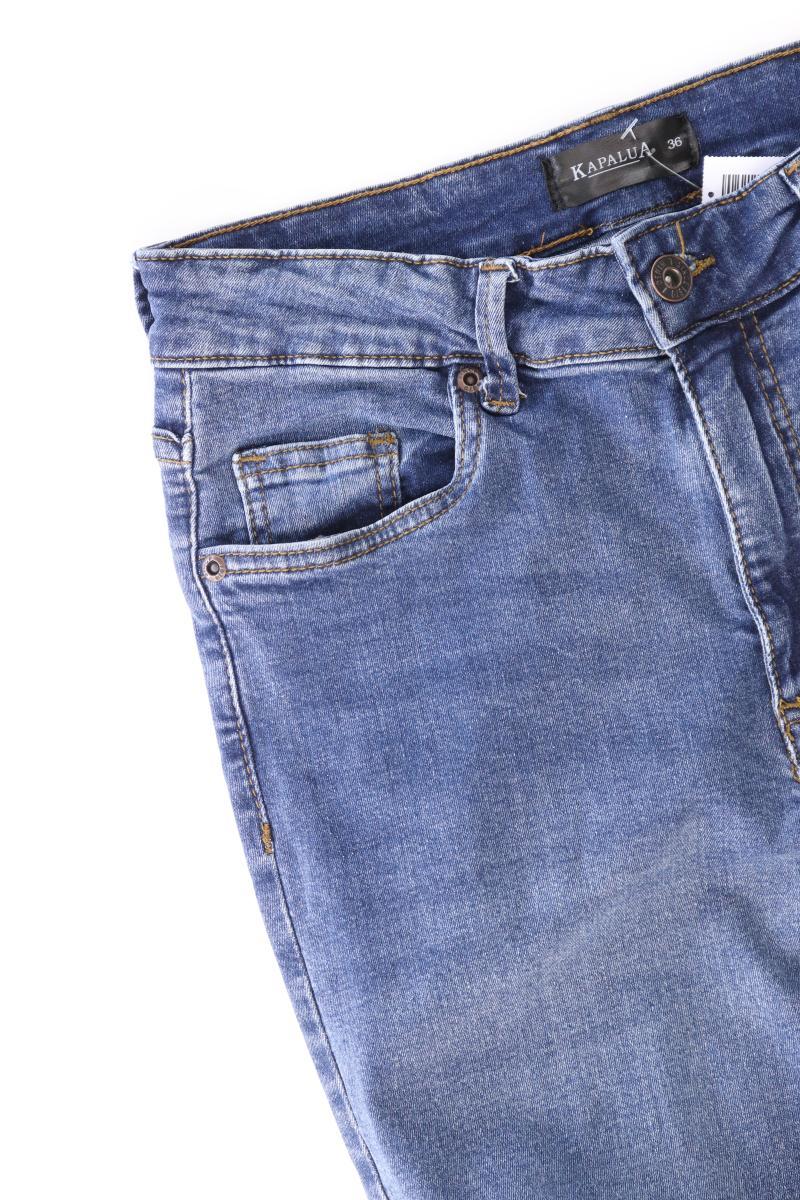 Kapalua Jeans Gr. 36 blau aus Baumwolle