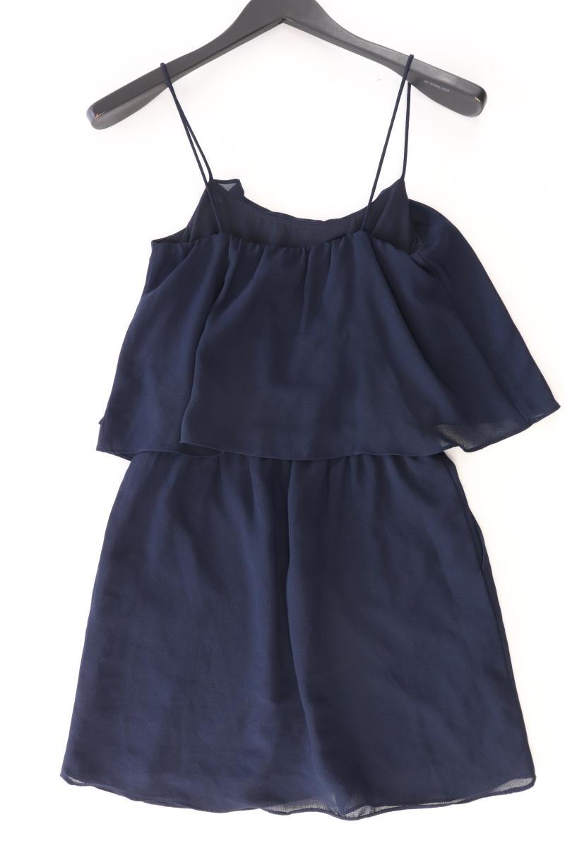 Mango Chiffonkleid Gr. S Träger blau aus Polyester